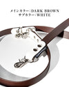 セール価格で１点限り！リムーバブルリードDARK BROWN×WHITE